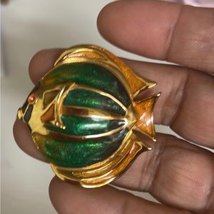 Vintage Liz Claiborne Fish Brooch
